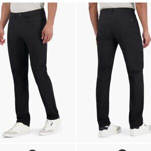 NWT BEN SHERMAN Sport SZ 36x32 Solid Black 4-Way-Stretch Tech Golf Pants